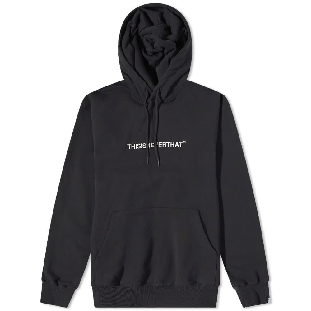 

Толстовка thisisneverthat CPT-Logo Popover Hoody, Черный