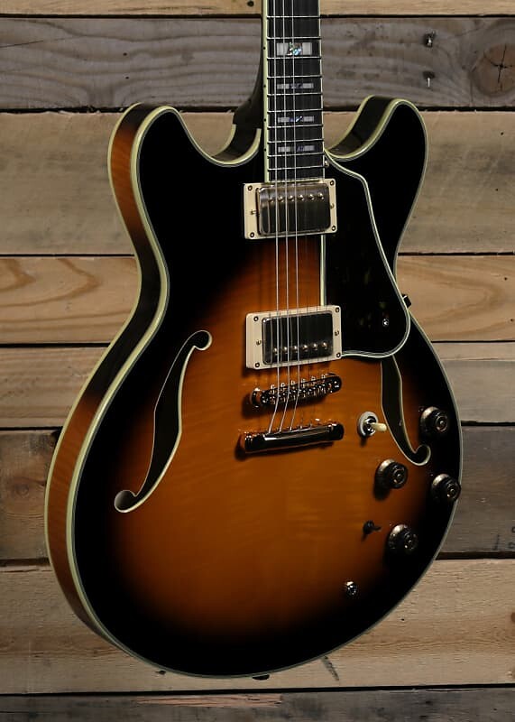 

Ibanez Artstar AS2000 Гитара с полым корпусом Коричневый Sunburst с футляром Artstar AS2000 Hollowbody Guitar w/ Case