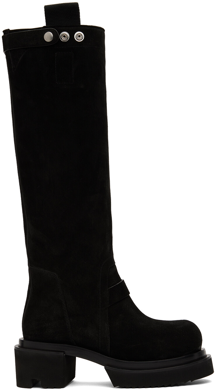 

Черные ботинки без застежки Bogun Rick Owens