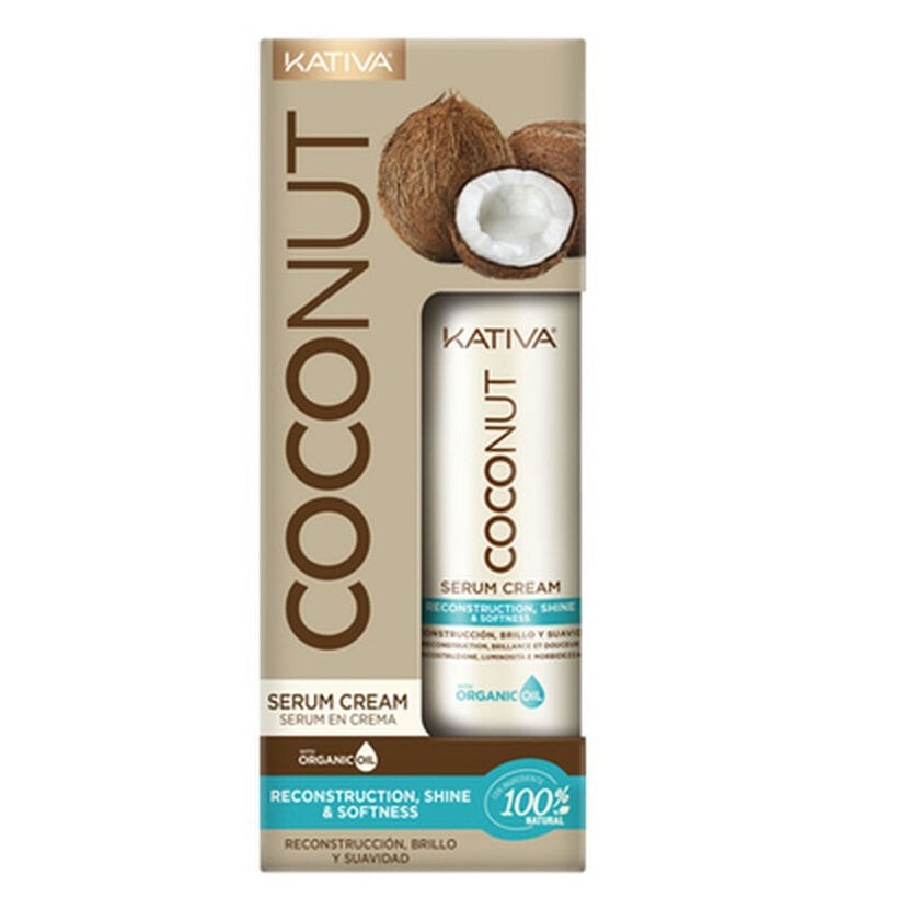 

Kativa Coconut Reconstruction Serum Cream восстанавливающая сыворотка с кокосом в креме 200мл