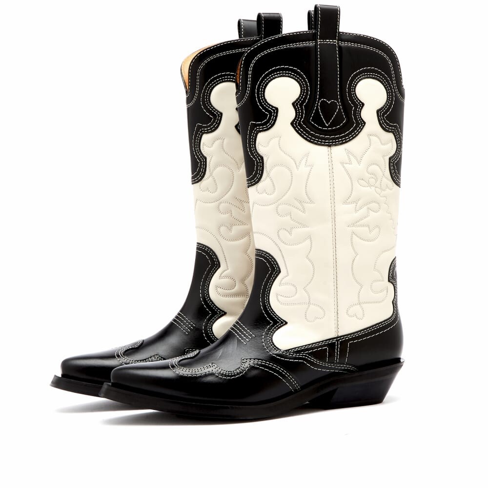 

Сапоги GANNI Embroidered Western Boot