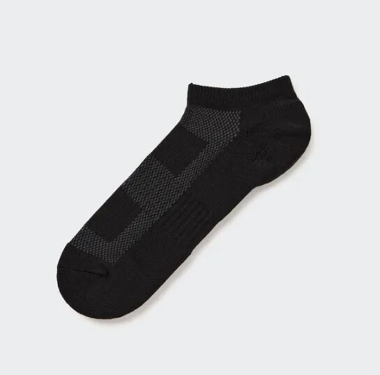 

Носки сетчатые короткие с ворсом Uniqlo Pile Mesh Short, черный