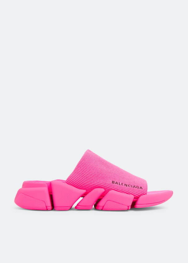 

Шлепанцы BALENCIAGA Speed 2.0 slides, розовый