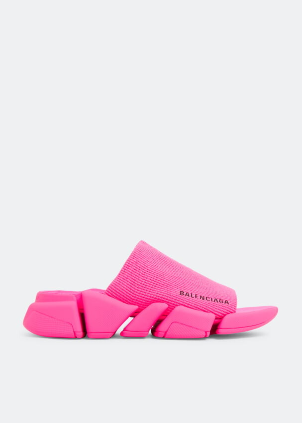 Шлепанцы BALENCIAGA Speed 2.0 slides, розовый