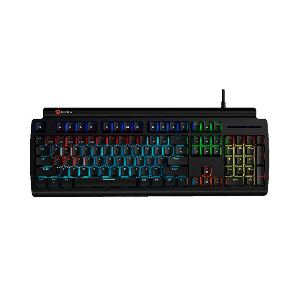 Клавиатура игровая механическая MeeTion MK600MX, черный цена и фото