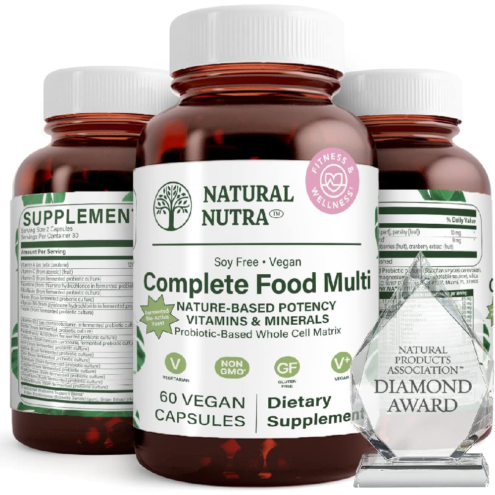 Комплекс витаминов и минералов Natural Nutra Whole Food Complete, 60 капсул средство для здоровья глаз force factor complete eye health усовершенствованная формула витаминов и минералов 60 капсул