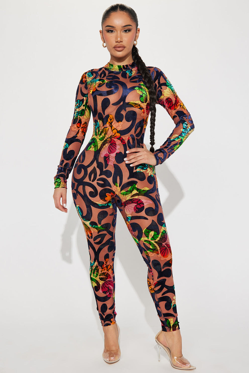 

Комбинезон Fashion Nova J5415, разноцветный