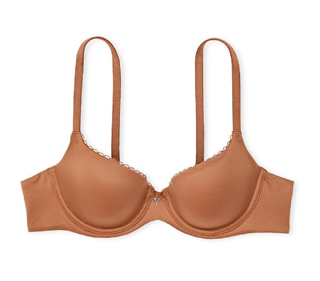 

Бюстгальтер Victoria's Secret Body By Victoria Smooth Lightly Lined Demi, коричневый