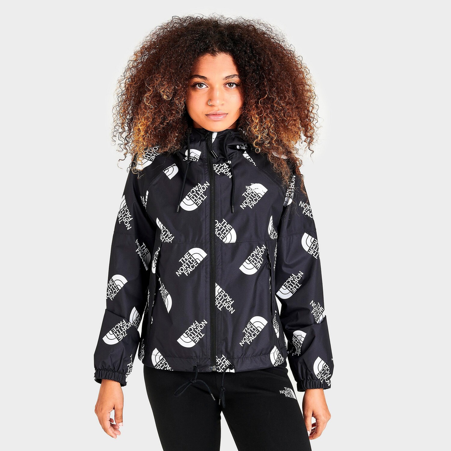 

Женская худи от дождя Antora с принтом The North Face, черный