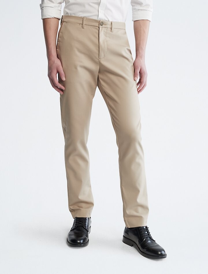 

Хлопковые брюки Flex Calvin Klein, Серый