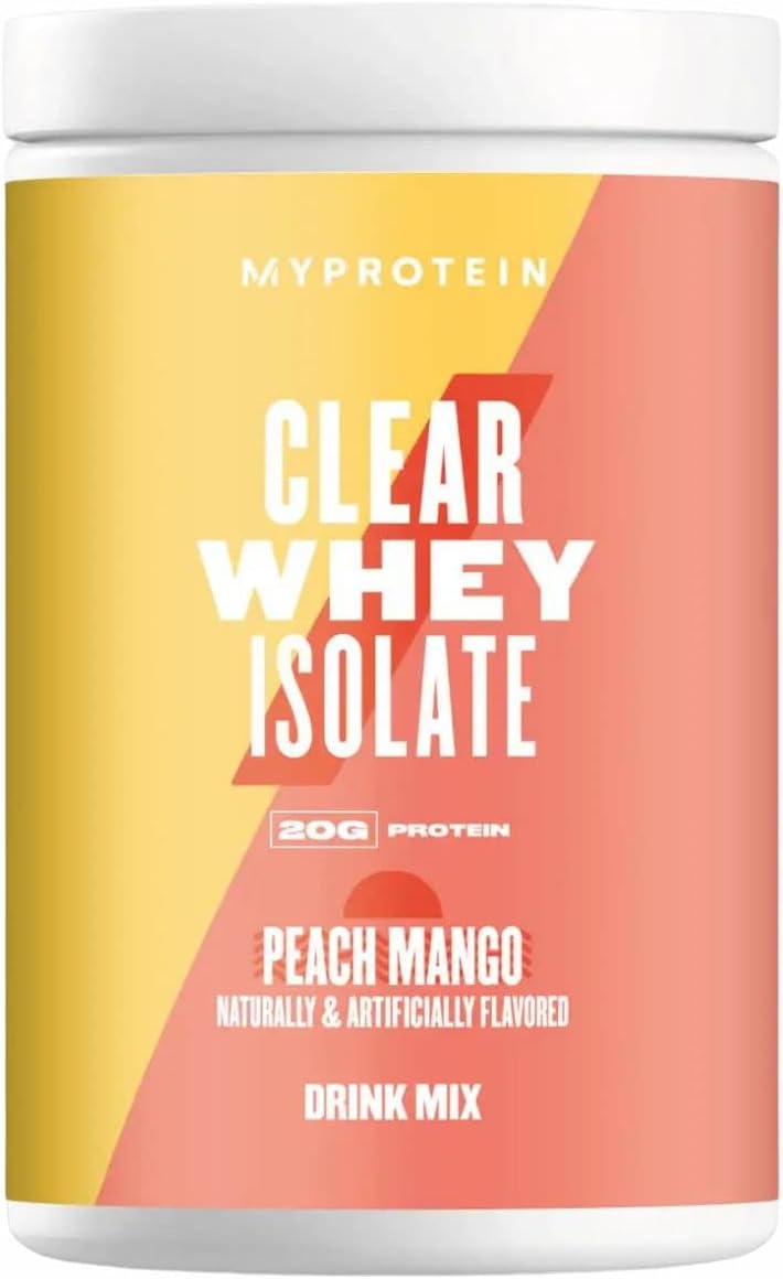 Протеин со вкусом сока Myprotein Clear Whey Isolate, 500г, персик/манго premier protein порошок из 100% сывороточного протеина шоколадный молочный коктейль 697 г 1 фунт 8 унций