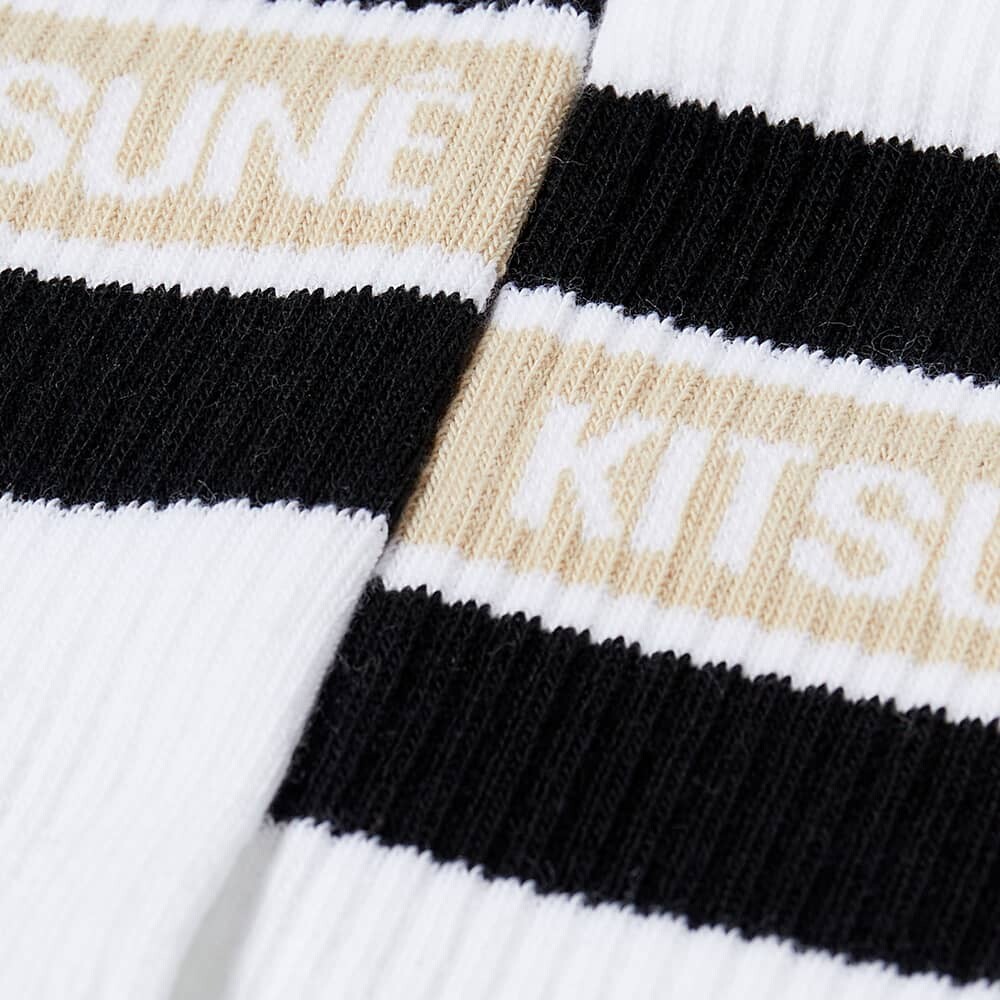 

Спортивные носки в полоску aison Kitsuné Maison Kitsune