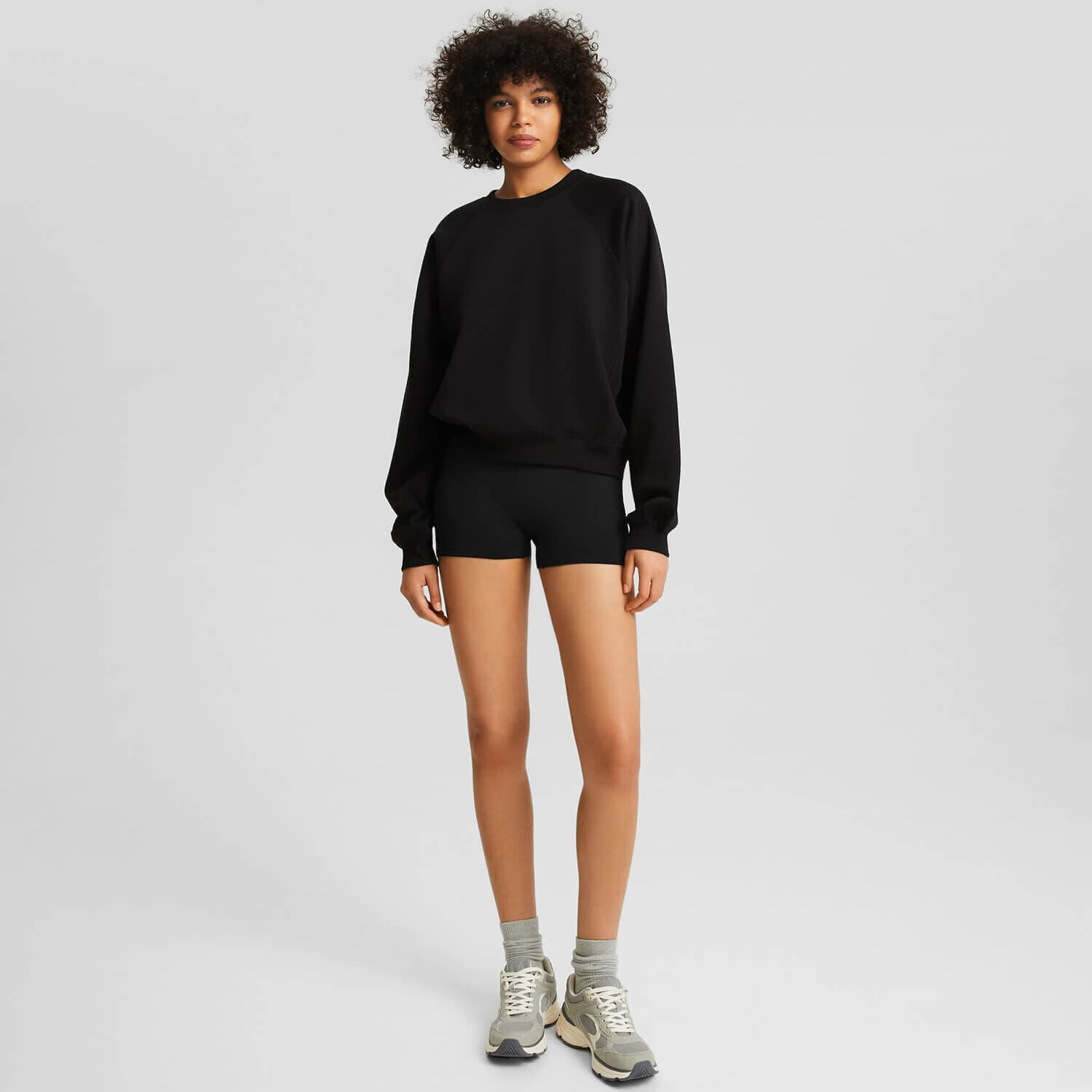 

Шорты Bershka Seamless Push Up Cycling, черный