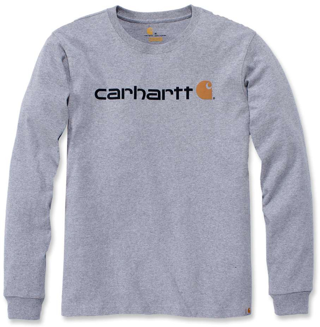 цена Свитшот Carhartt EMEA Workwear Signature Graphic Core Logo, светло-серый