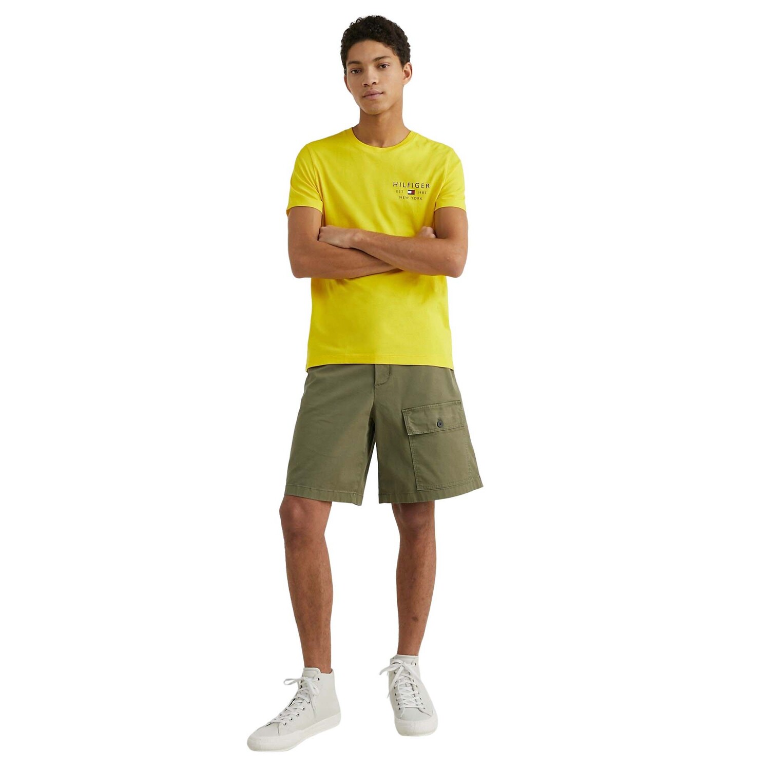 

Футболка Tommy Hilfiger Slim Fit Hilfiger, ярко-желтый