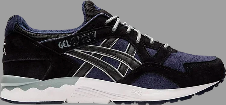 спортивные шорты icon asics цвет thunder blue midnight blue Кроссовки gel lyte 5 'midnight black' Asics, синий