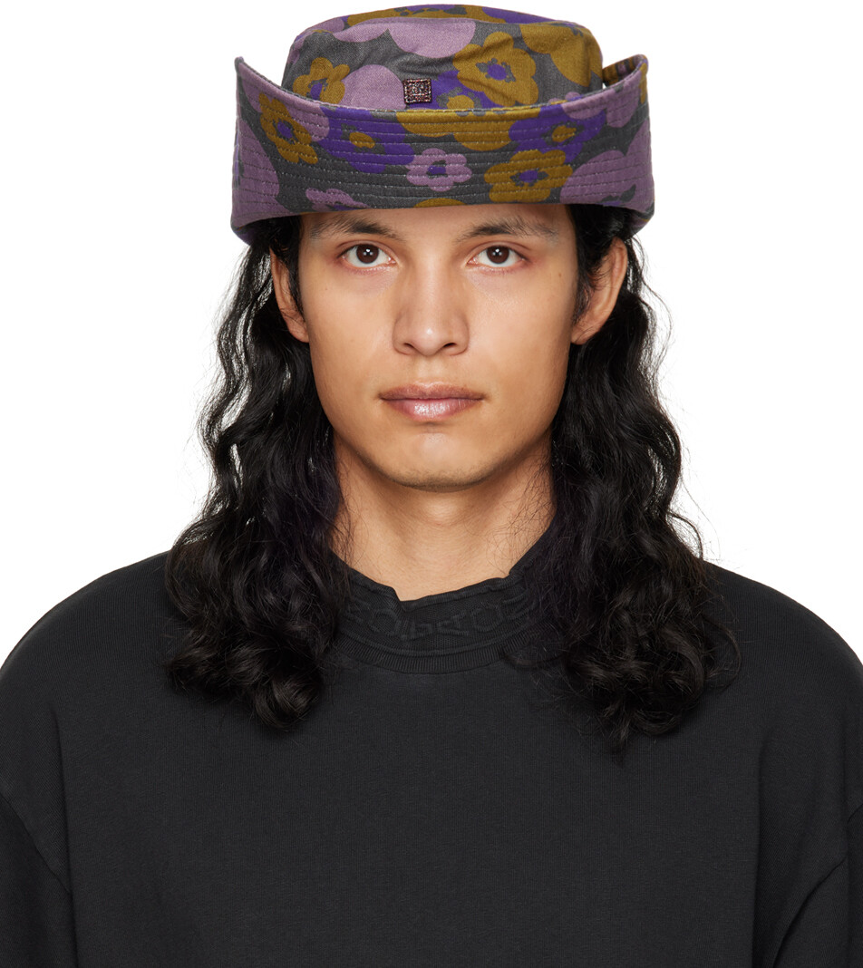 

Пурпурная панама с цветком Acne Studios