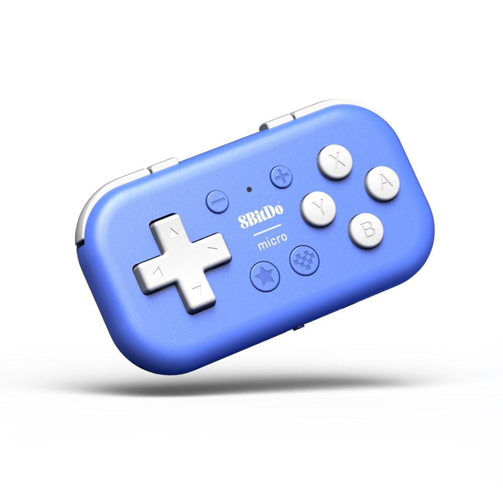 Беспроводной геймпад 8BitDo Micro Bluetooth, голубой беспроводной игровой контроллер 8bitdo lite 2 bluetooth gamepad бирюзовый