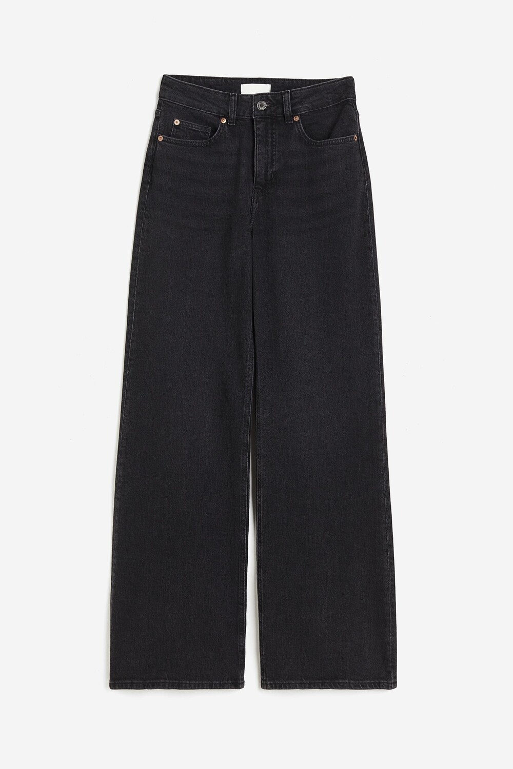 

Джинсы H&M Wide High, черный