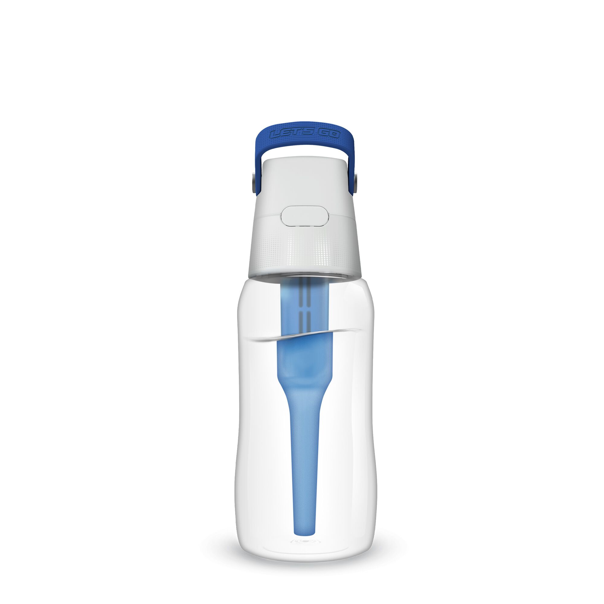 Бутылка с угольным фильтром Dafi Solid 500 мл, синий фото