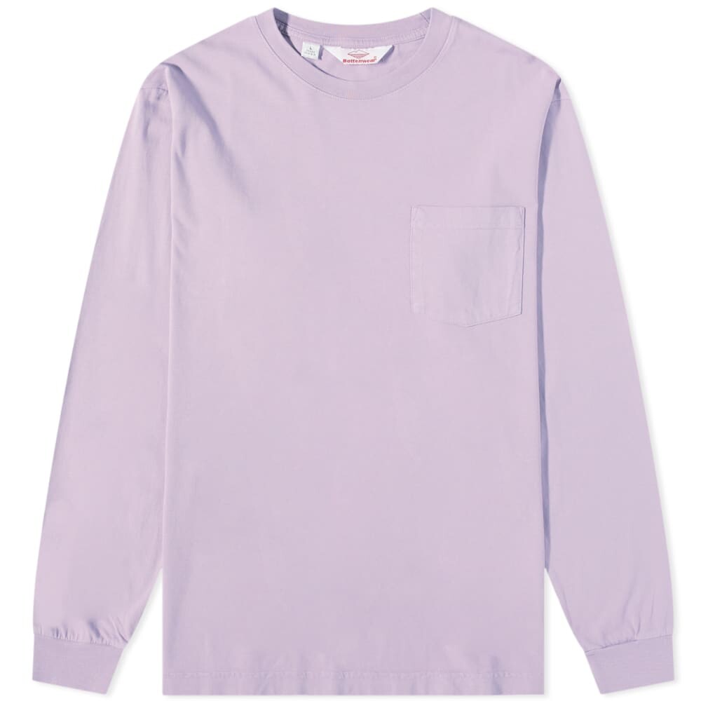

Футболка Battenwear Long Sleeve Pocket Tee, Серый