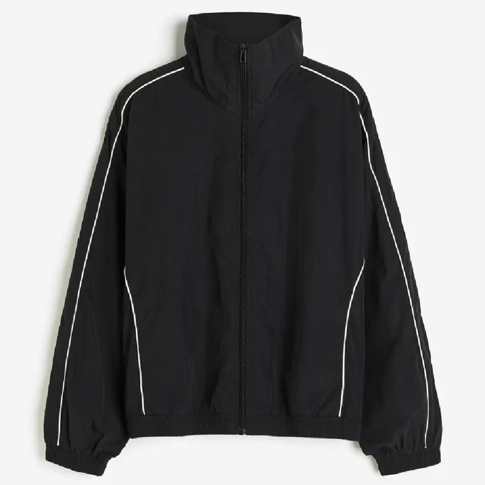 

Куртка H&M Nylon Windbreaker, черный