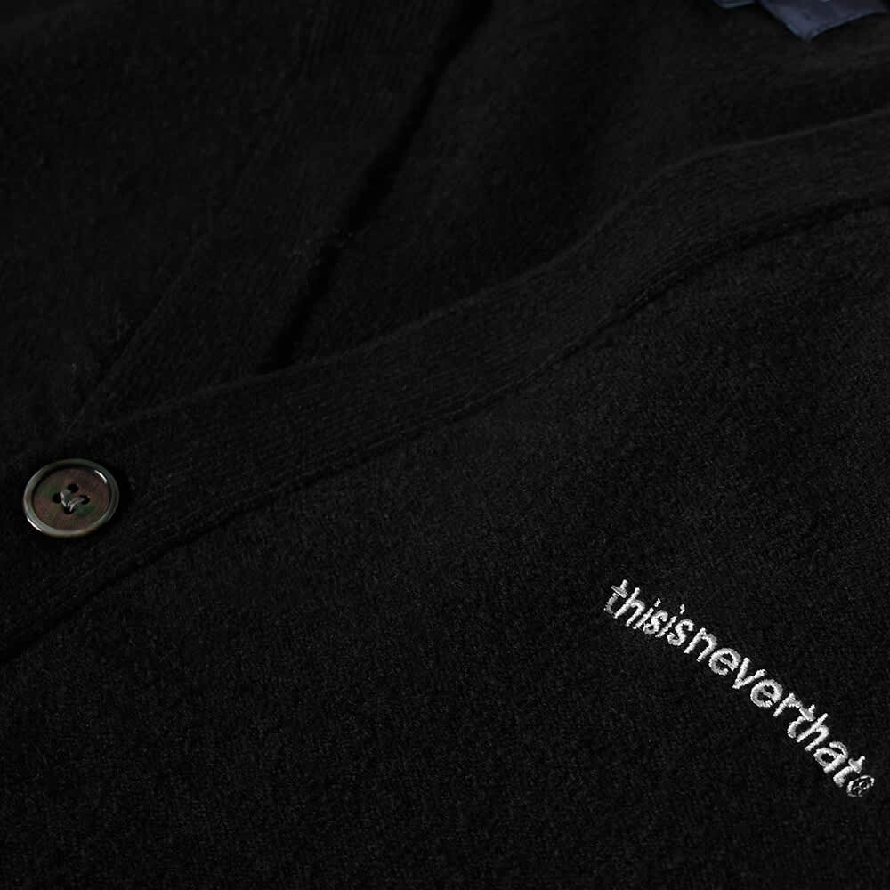 

Джемпер thisisneverthat T-Logo Boucle Cardigan, Черный