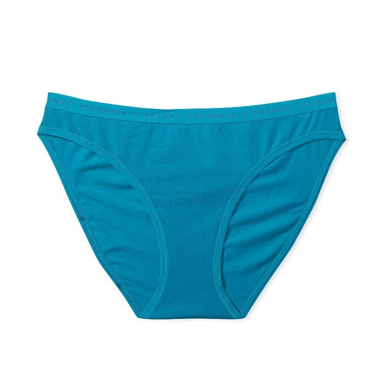 

Трусы Victoria's Secret Stretch Cotton Bikini, морская волна