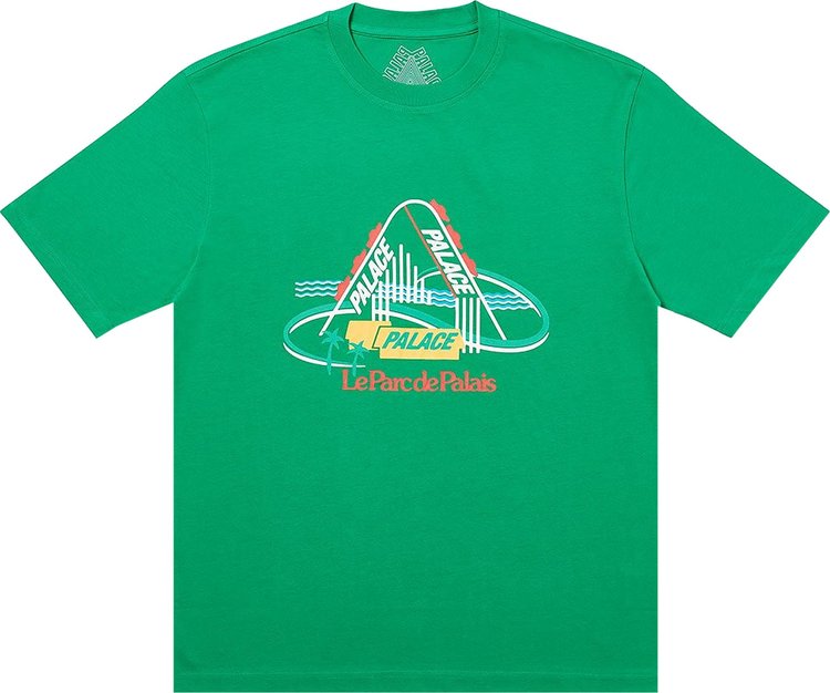 Футболка Palace French Ones T-Shirt 'Green', зеленый