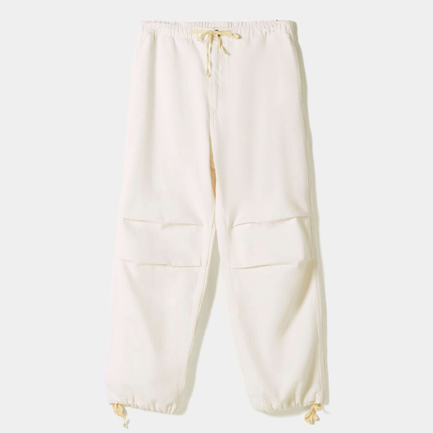 

Джинсы Bershka Parachute, светло-бежевый