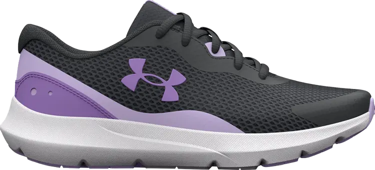 

Кроссовки Under Armour Lockdown 6 GS Jet Grey Nebula Purple, серый