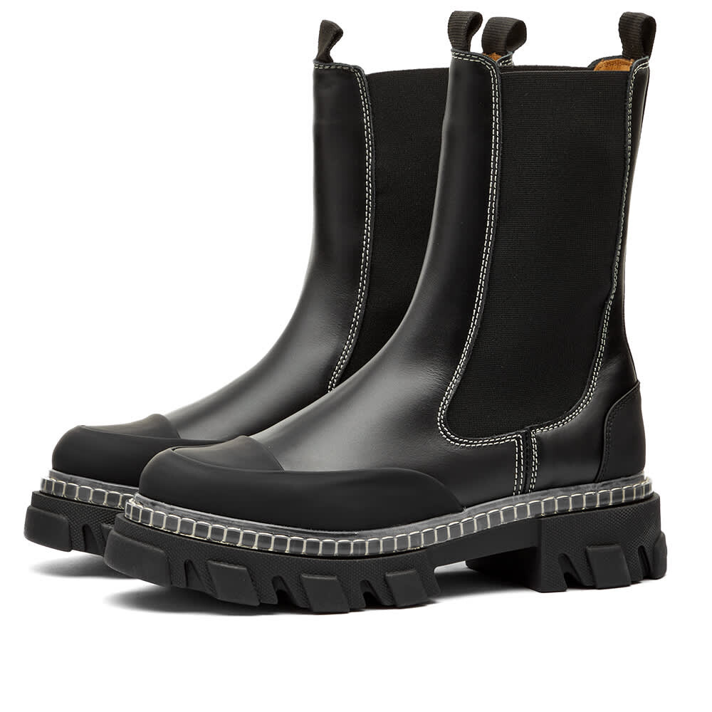 

Ботинки GANNI Cleated Mid Chelsea Boot