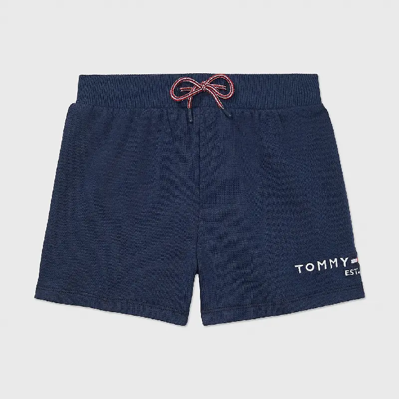 

Шорты Tommy Hilfiger Kids' Knit Logo, темно-синий