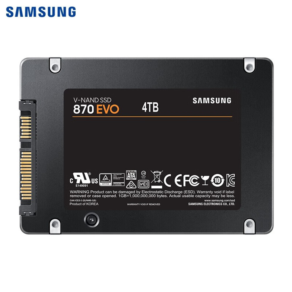 

SSD-накопитель Samsung 870 EVO 4ТБ (MZ-77E4T0B)