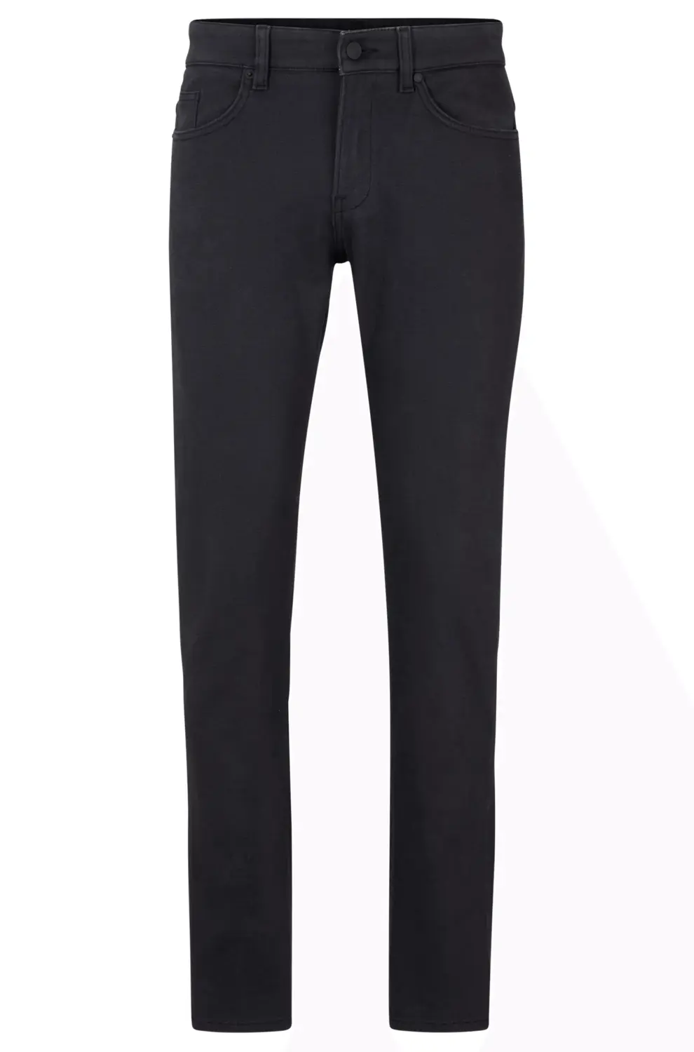 

Джинсы Hugo Boss Slim-Fit Regular-Rise In Structured Denim, черный