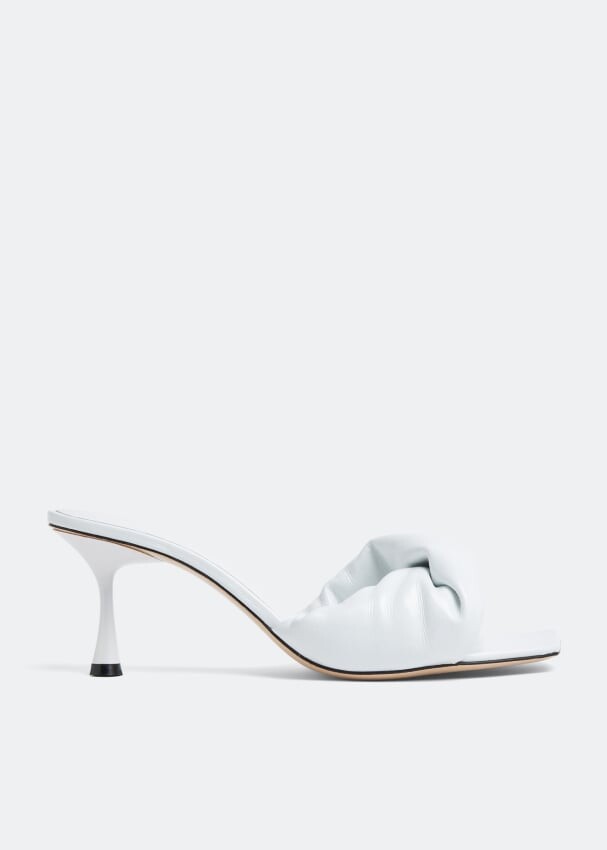 

Мюли STUDIO AMELIA Twist Front 70 heel mules, белый