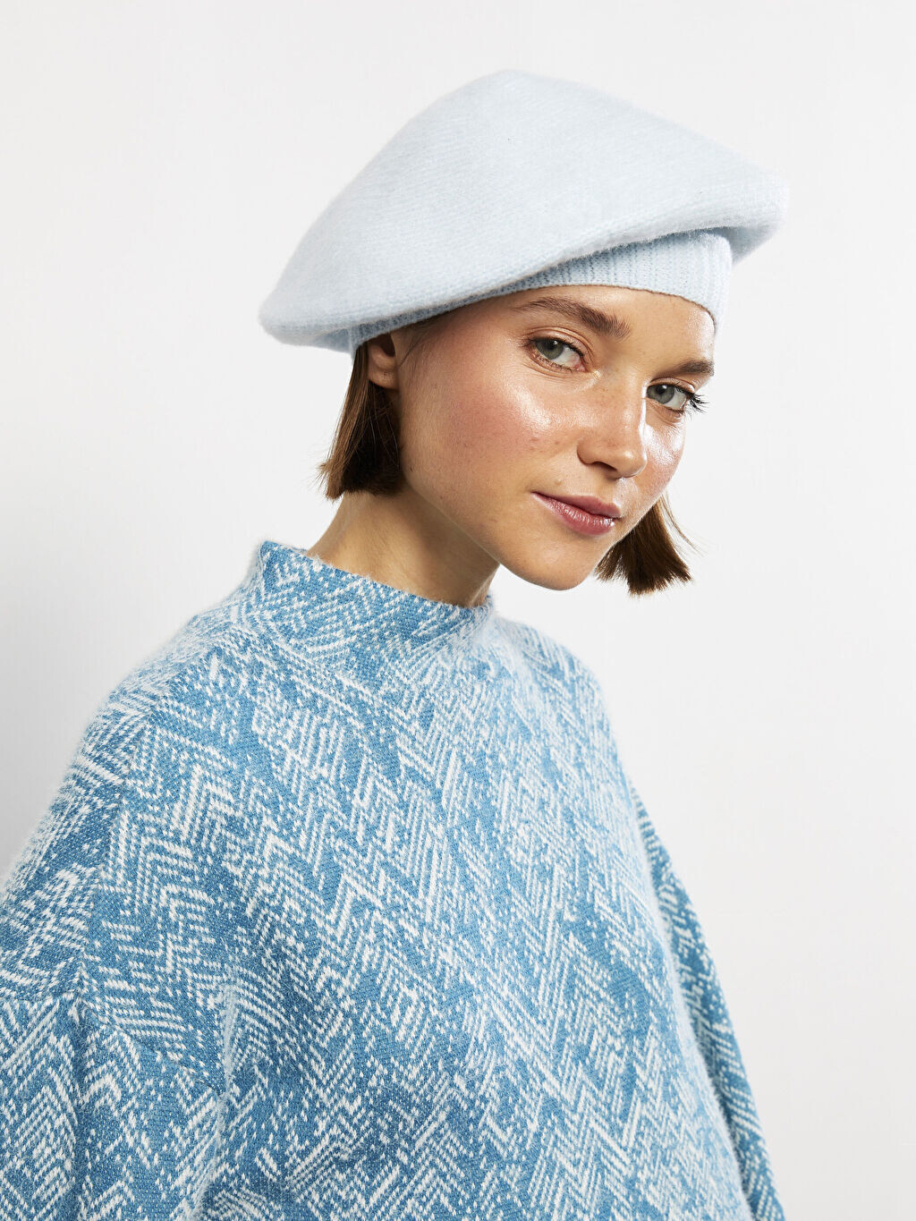 

Однотонный женский трикотаж Painter Beret LCW Accessories