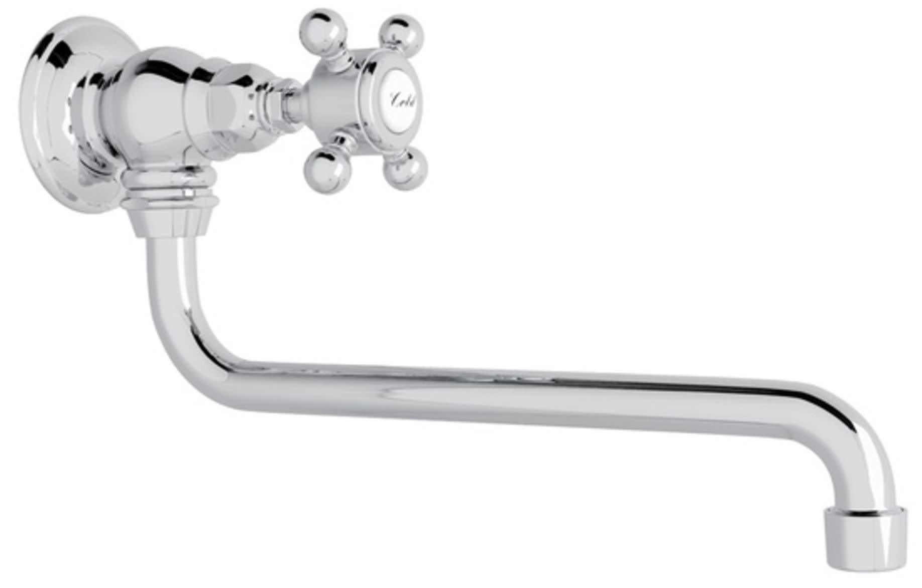 Настенный смеситель для Наполнения Кастрюли Rohl A1445 Country Kitchen, polished chrome