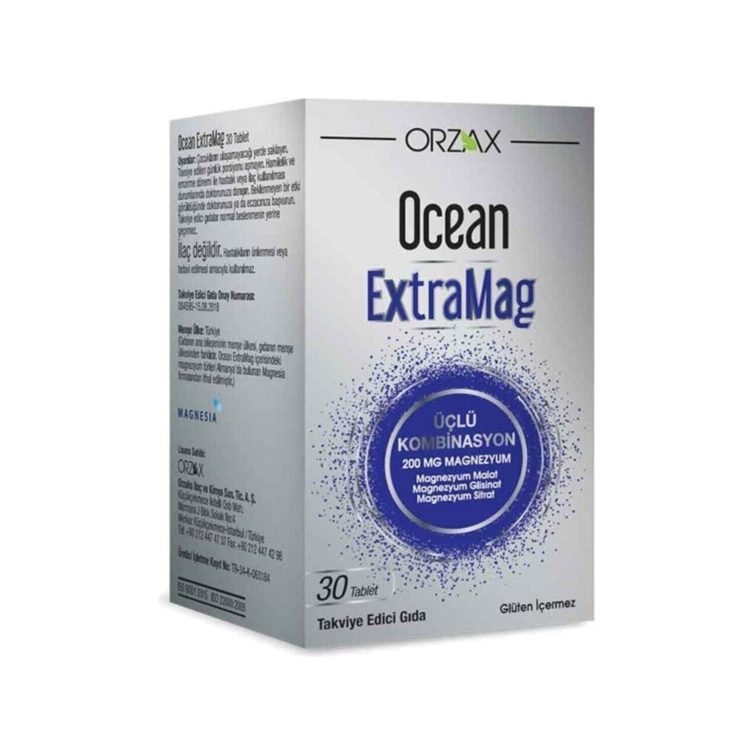 цена Активная добавка Ocean Extramag, 30 таблеток