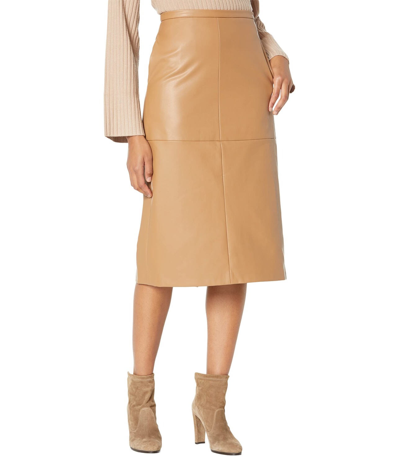 

Юбка Joe's Jeans, Doreen Cross Seamed Faux Leather Skirt