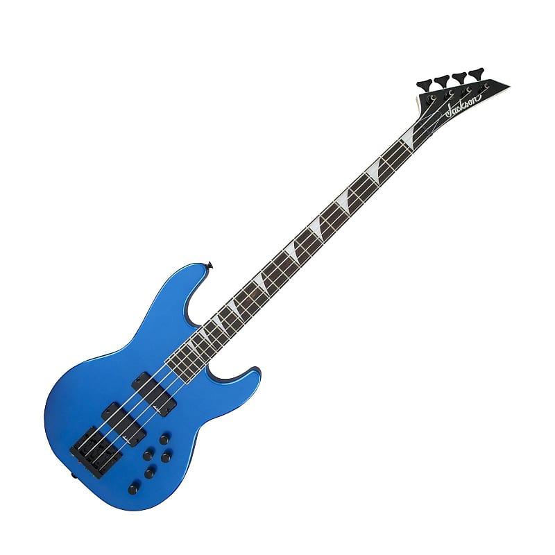 Концертный бас-гитара Jackson JS3 серии JS, синий металлик JS3 Metallic Blue