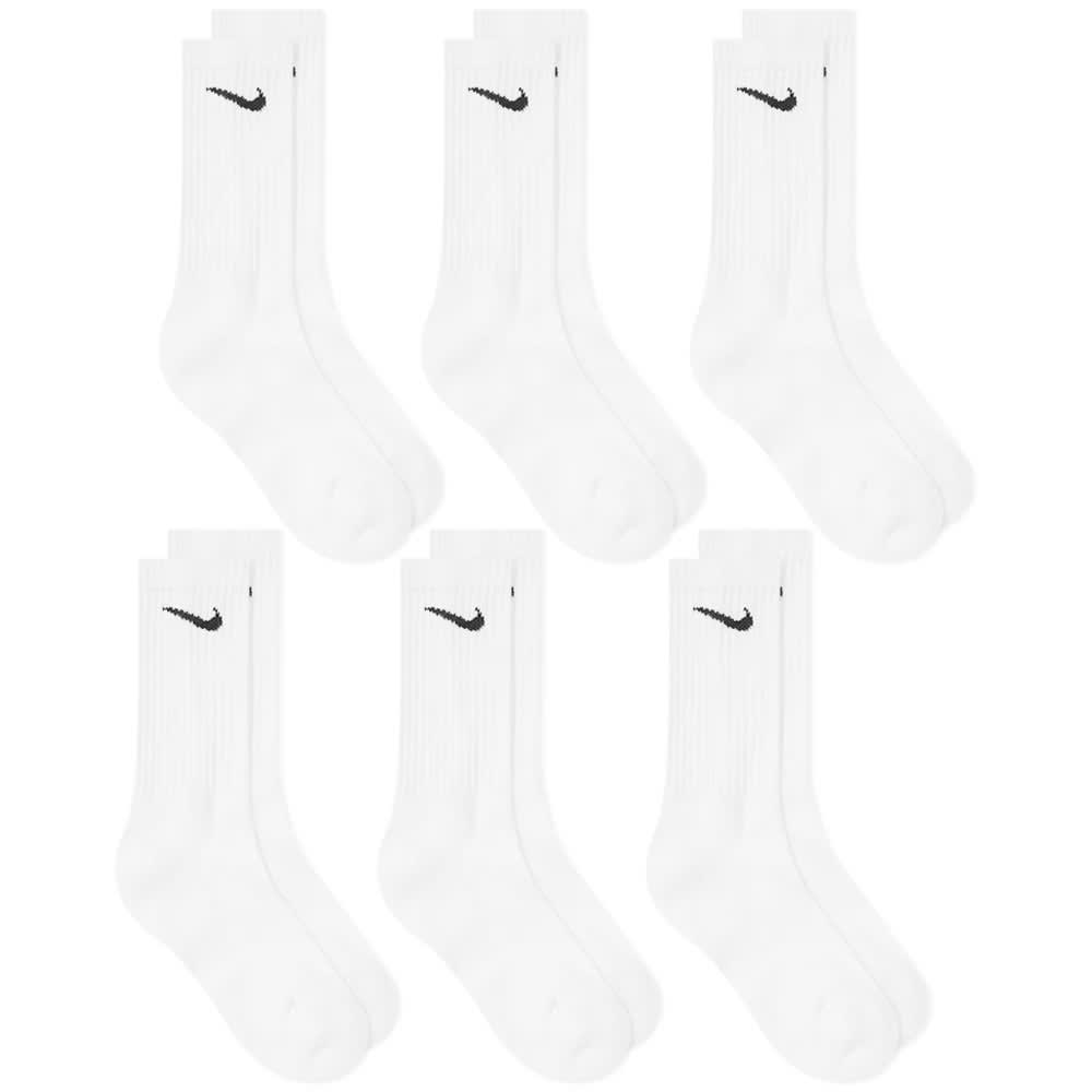 

Носки Nike Cotton Cushion Crew 6 Pack, белый