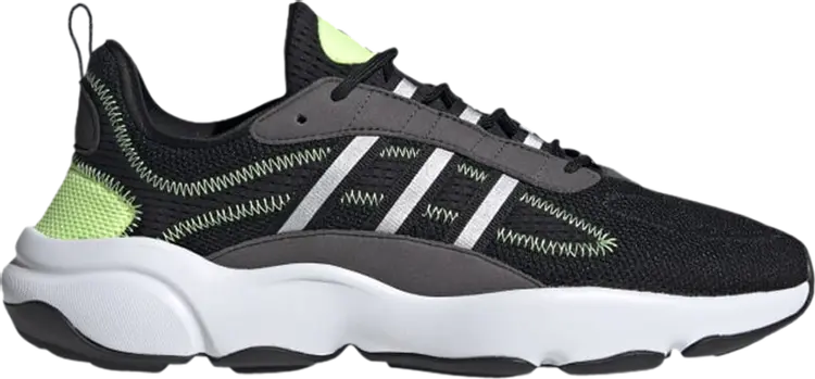 

Кроссовки Adidas Haiwee 'Black Metallic Grey', черный