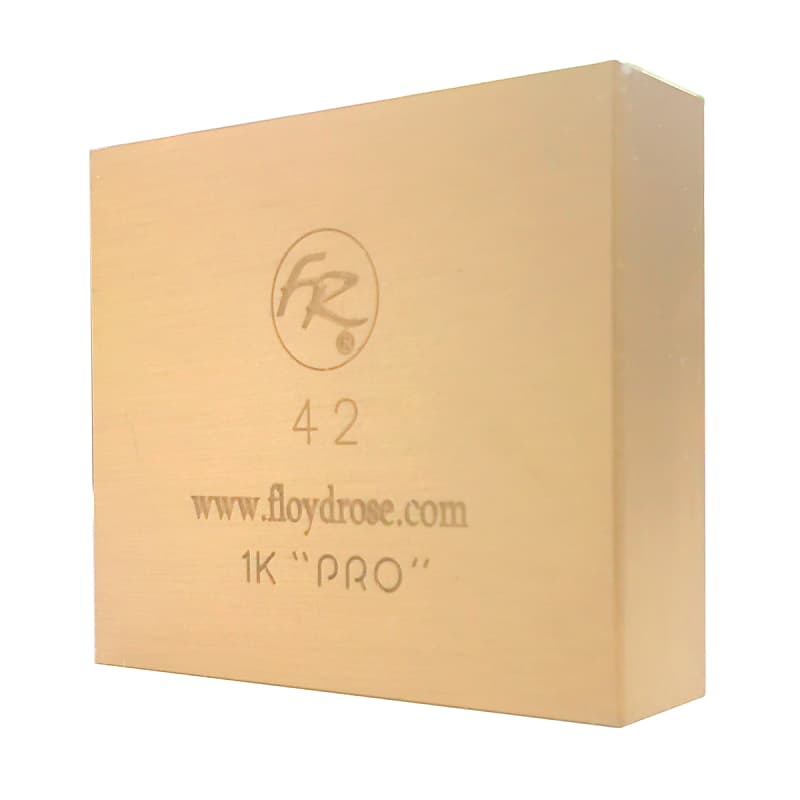 Аутентичный блок тремоло Floyd Rose 1000 Series Pro Fat Brass — 42 мм