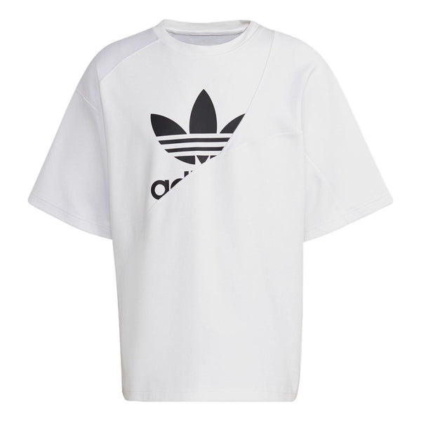 цена Футболка Adidas originals Bld Tricot In T Logo Sports Splicing Short Sleeve White T-Shirt, Белый