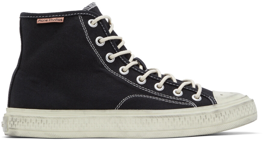 

Черные высокие кеды Ballow с завышенной талией Acne Studios