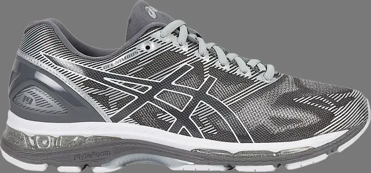 

Лимитированные кроссовки gel nimbus 19 'carbon' Asics, серый