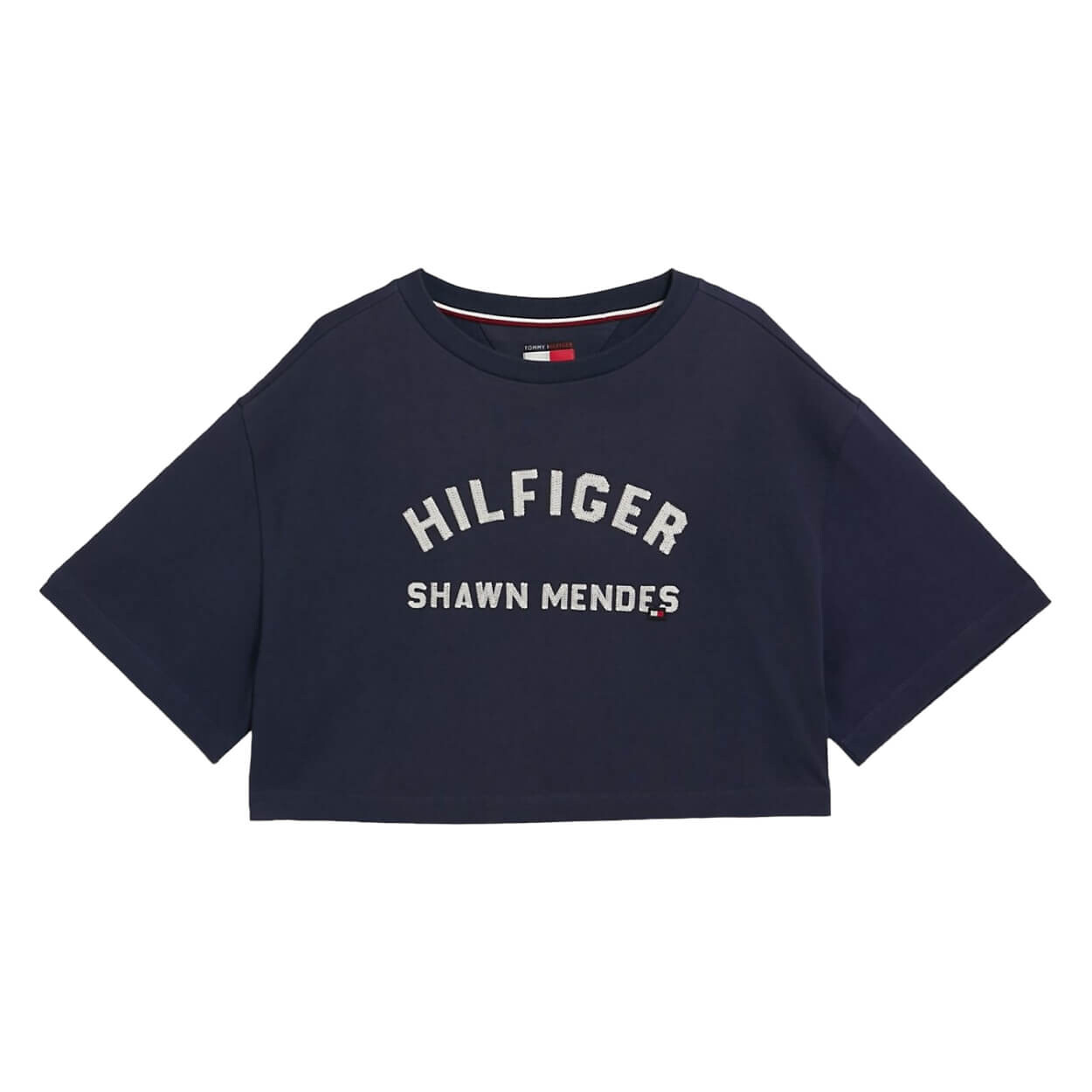 

Футболка Tommy Hilfiger X Shawn Mendes Cropped, темно-синий
