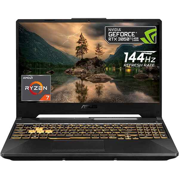

Игровой ноутбук ASUS TUF A15 15.6", 32 ГБ/2 ТБ, AMD Ryzen 7 4800H, RTX 3050Ti, черный, английская раскладка