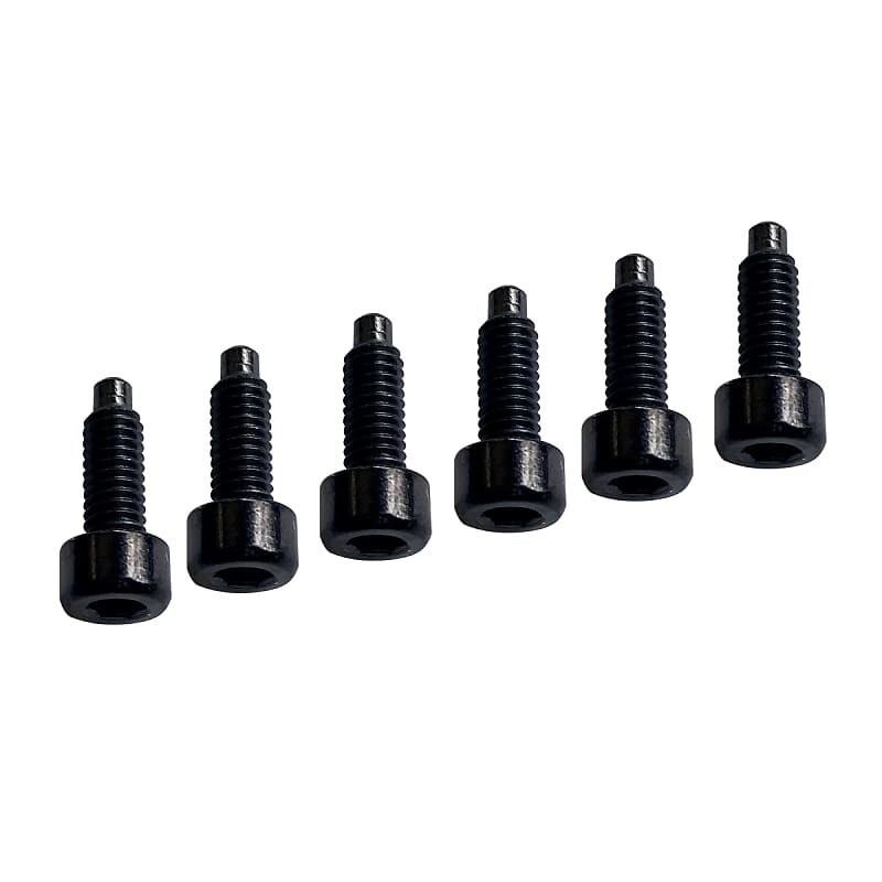 цена Аутентичные винты Floyd Rose 1000 Series Pro String Lock (6) — черные 1000 Series Pro String Lock Screws (6)